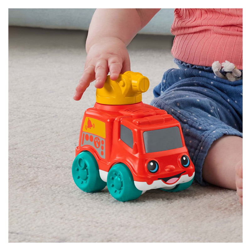 Load image into Gallery viewer, Fisher price duw voertuig rood