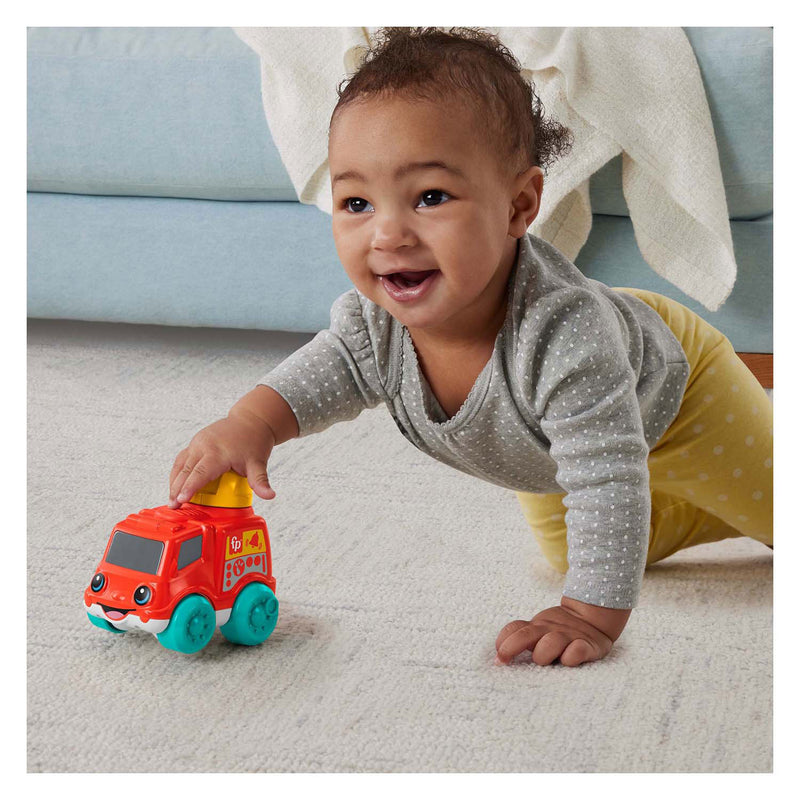 Load image into Gallery viewer, Fisher price duw voertuig rood