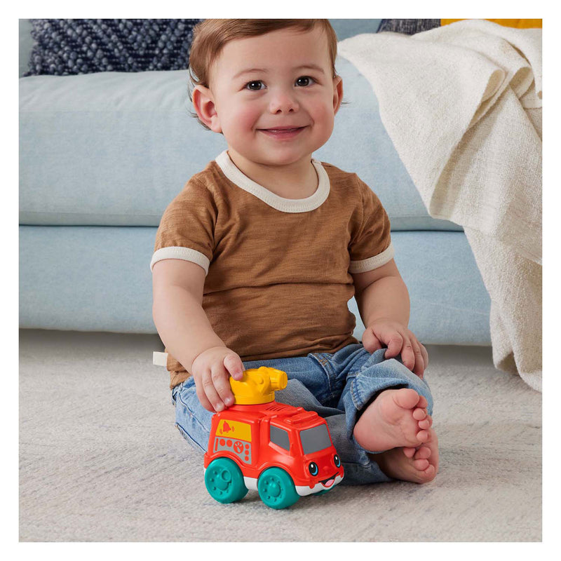 Load image into Gallery viewer, Fisher price duw voertuig rood