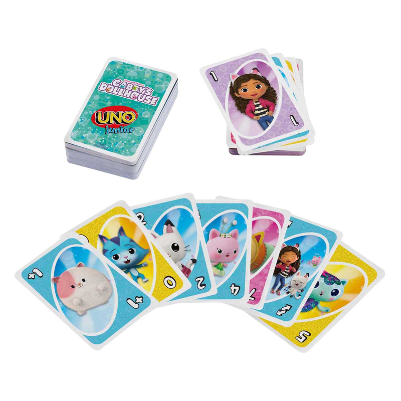 Load image into Gallery viewer, Mattel uno junior dreamworks gabbys dollhouse kaartspel
