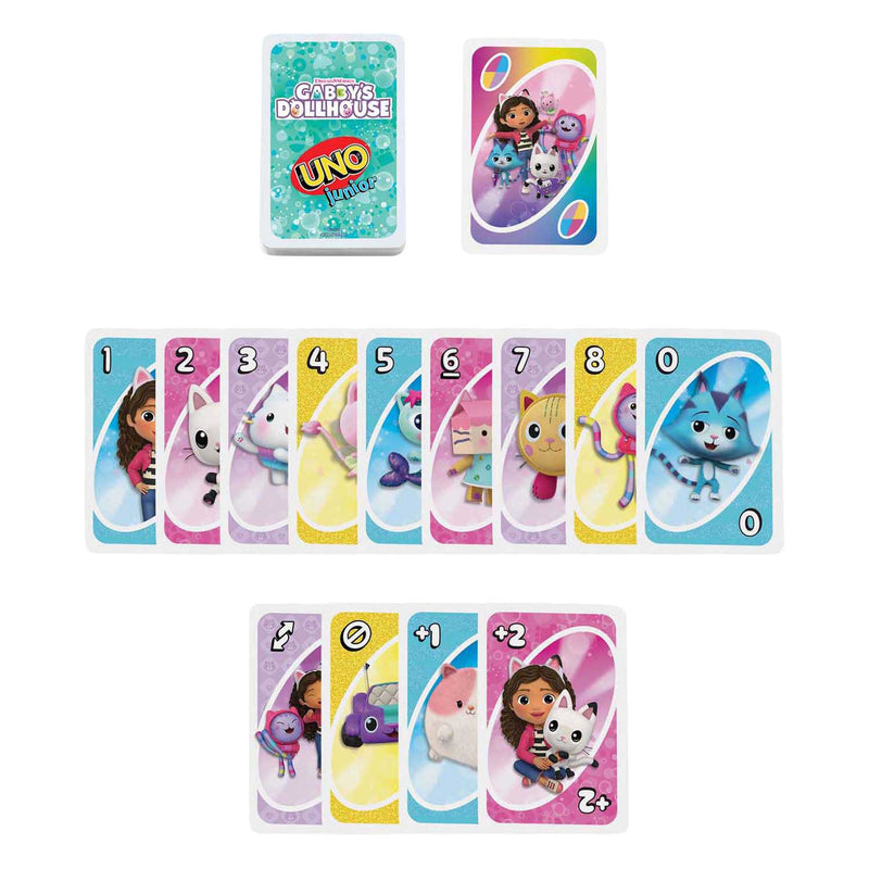 Load image into Gallery viewer, Mattel uno junior dreamworks gabbys dollhouse kaartspel