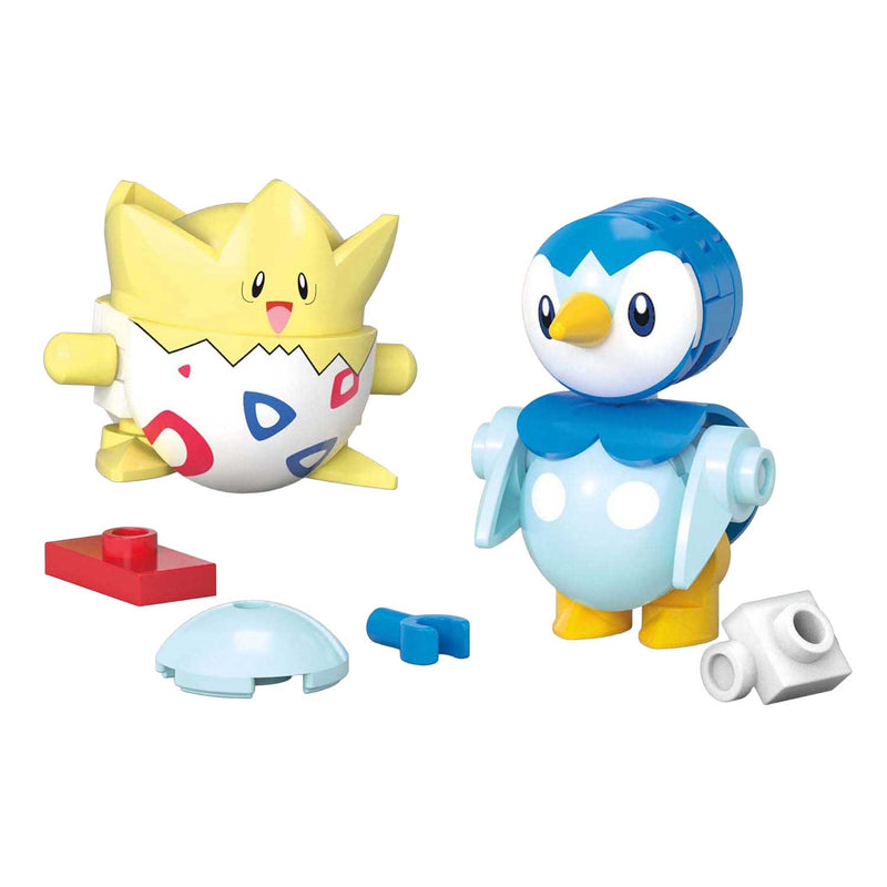 Load image into Gallery viewer, Mattel mega construx pokémon bouwset - piplup en togepi