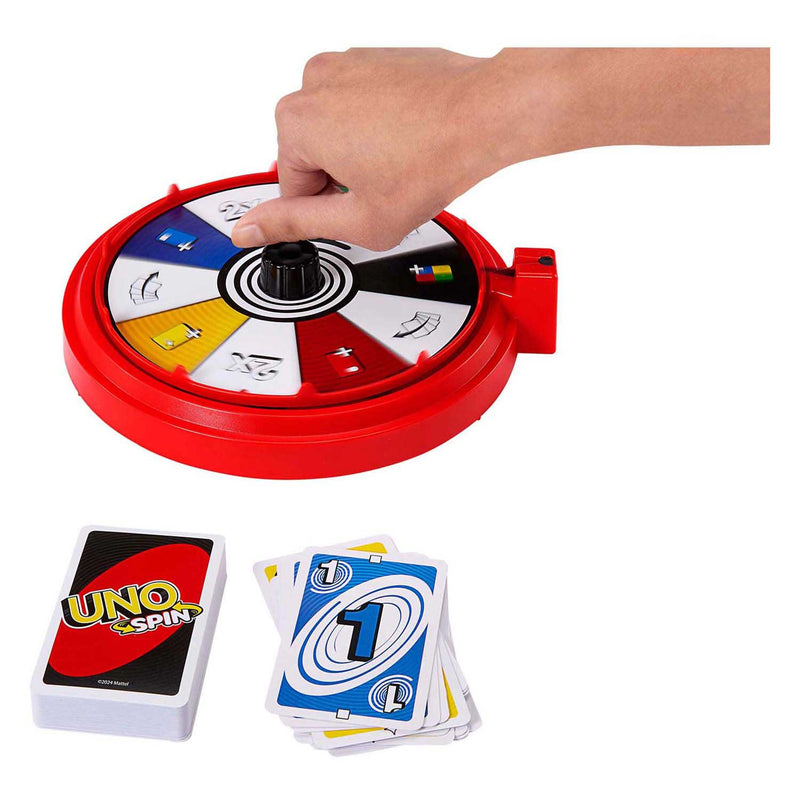 Load image into Gallery viewer, Mattel games uno spin kaartspel