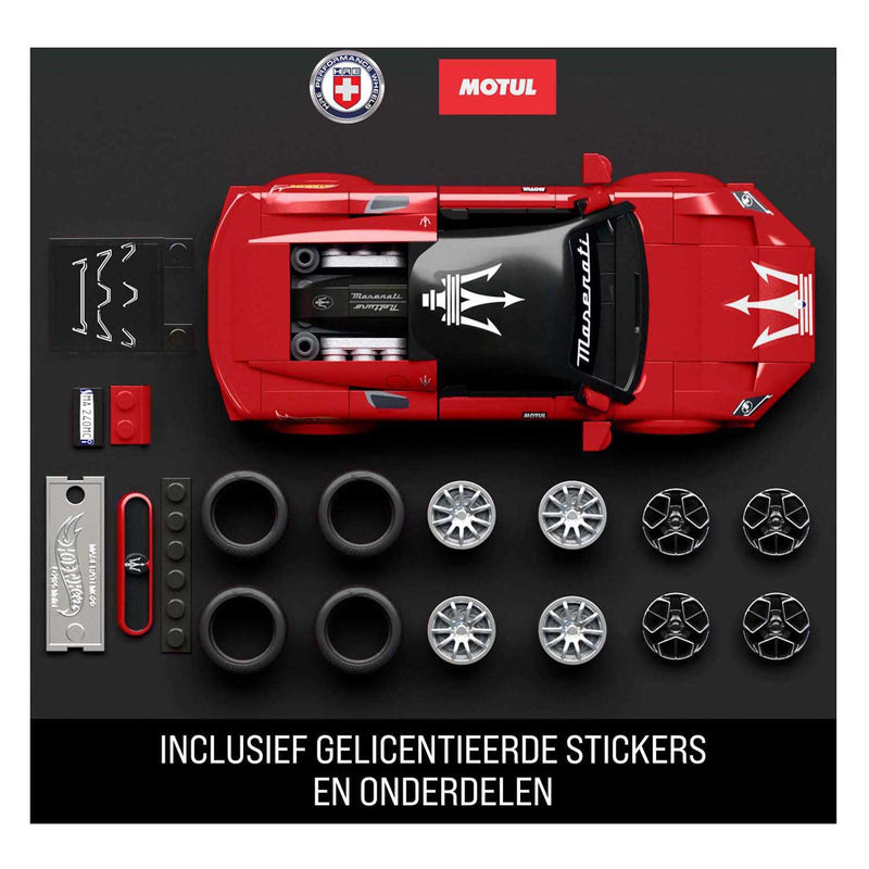 Load image into Gallery viewer, Mattel brick shop hot wheels speed serie - maserati mc20 - bouwspeelgoed - 250 onderdelen