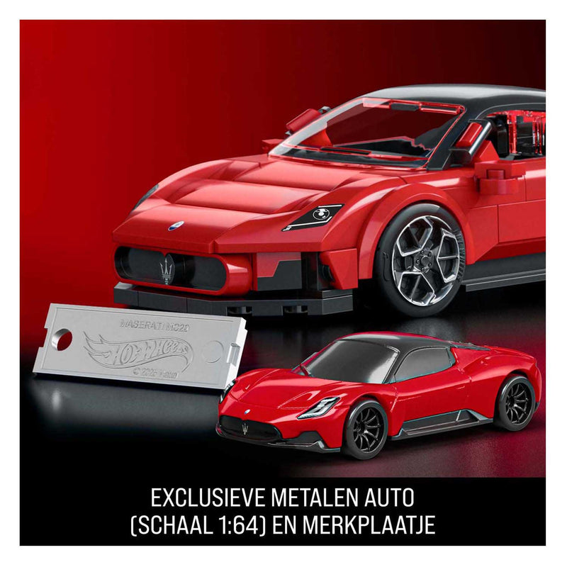 Load image into Gallery viewer, Mattel brick shop hot wheels speed serie - maserati mc20 - bouwspeelgoed - 250 onderdelen