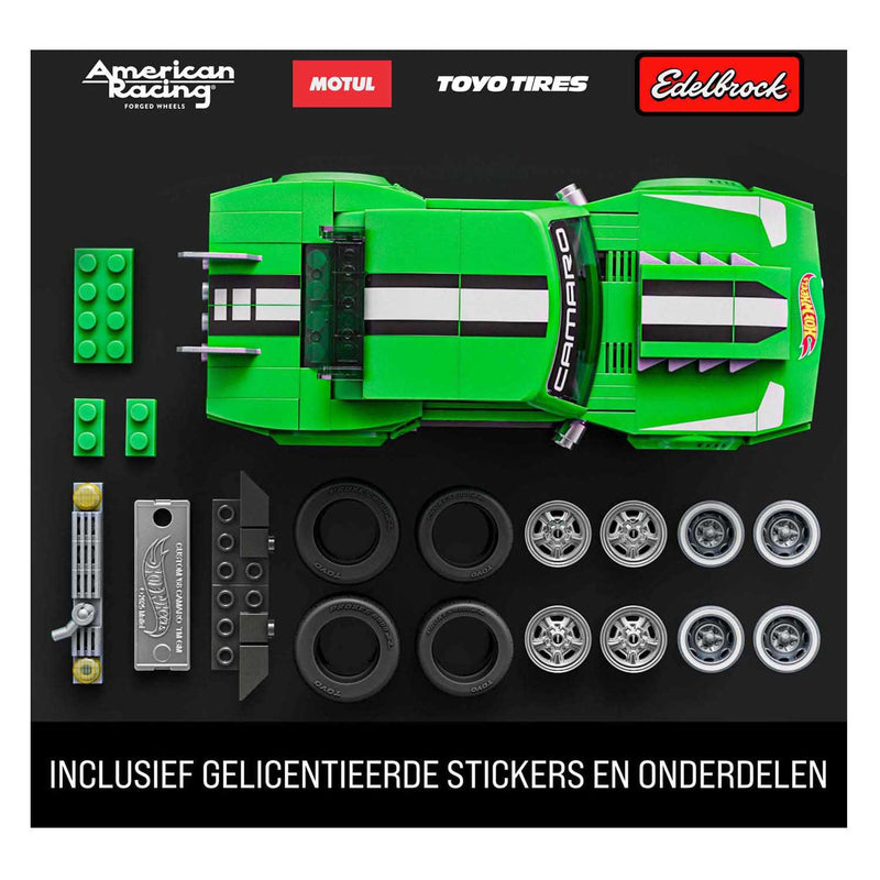 Load image into Gallery viewer, Mattel brick shop hot wheels speed serie - custom '68 camaro - bouwspeelgoed - 289 onderdelen