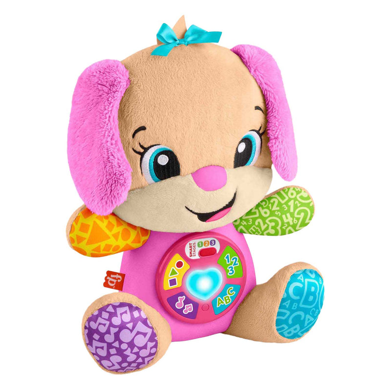 Load image into Gallery viewer, Fisher-price leerplezier meegroeispeelgoed zusje - roze muzikale knuffel