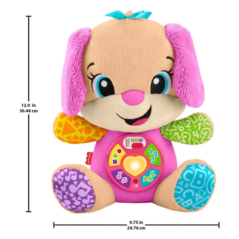 Load image into Gallery viewer, Fisher-price leerplezier meegroeispeelgoed zusje - roze muzikale knuffel