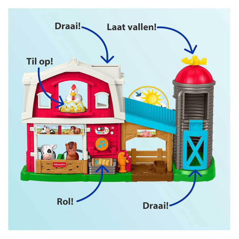 Load image into Gallery viewer, Fisher-price little people boerderij – dieren verzorgen op de boerderij – speelset