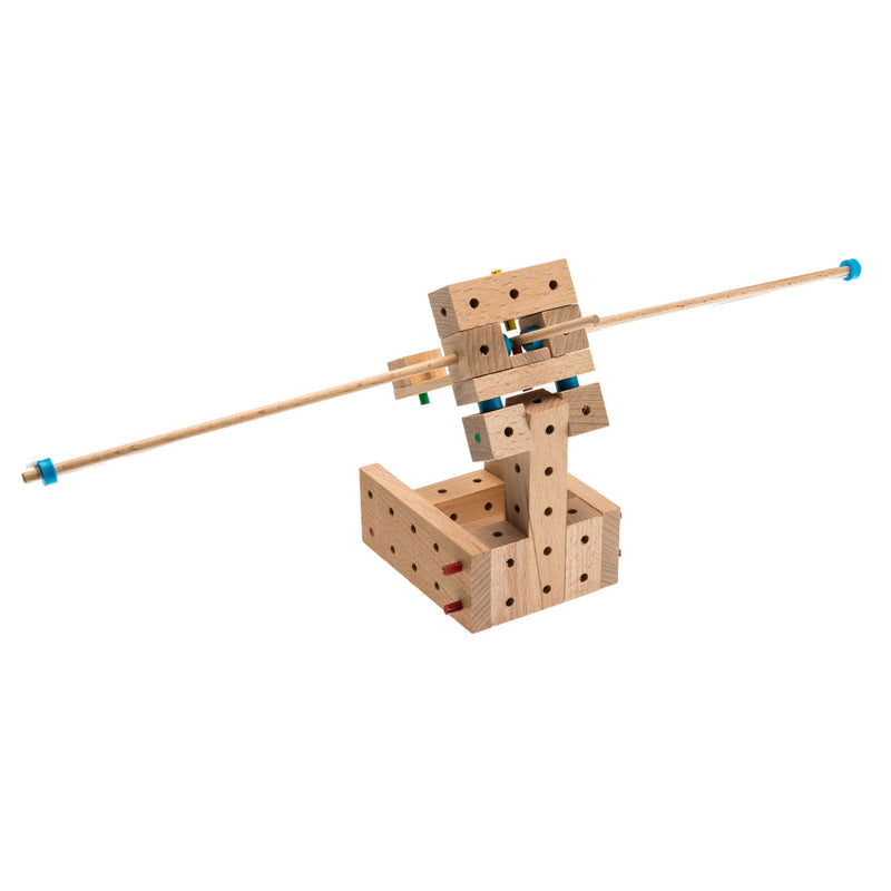 Load image into Gallery viewer, Matador explorer catapulte constructieset hout, 60dlg.
