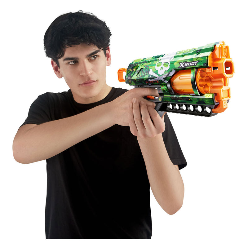 Load image into Gallery viewer, Zuru x-shot skins griefer met 12 darts