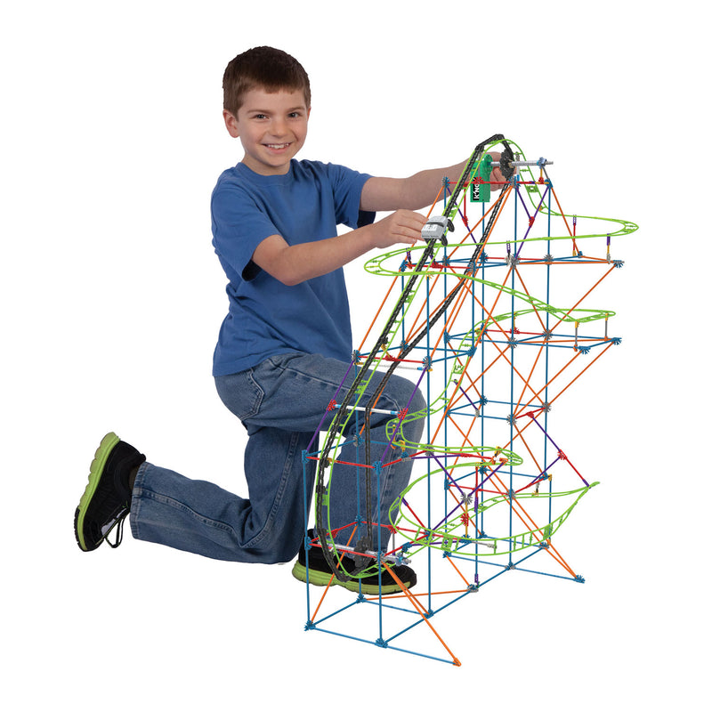 Load image into Gallery viewer, K'nex thrill rides typhoon frenzy roller coaster, 649dlg.