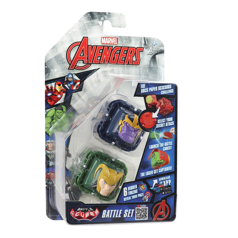 Load image into Gallery viewer, Boti Battle Cubes Avengers Thanos vs Loki Speelset