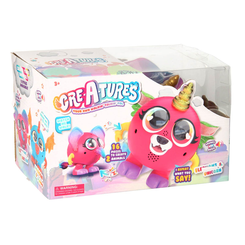 Load image into Gallery viewer, Boti Creatures Create Your Own Walkin Monsta Olifant en Unicorn