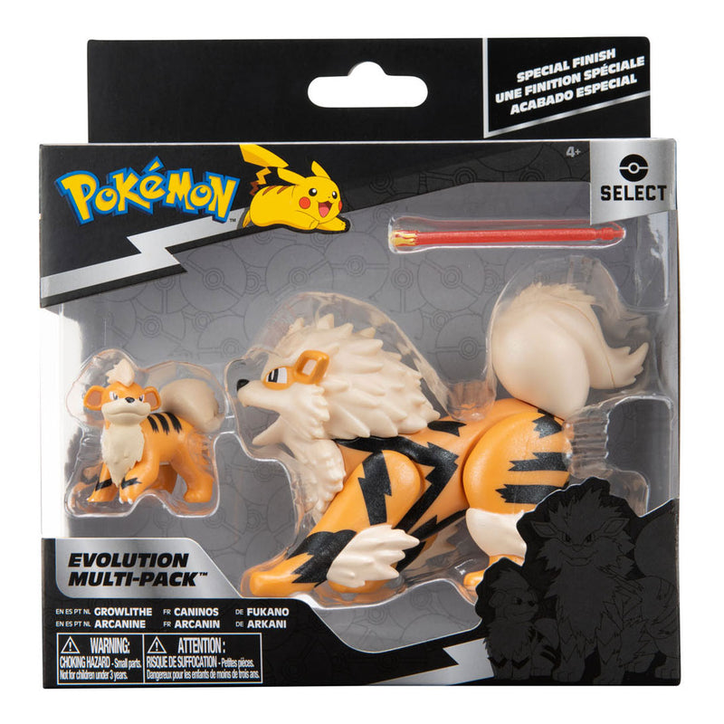 Load image into Gallery viewer, Boti Pokemon Evolution Multipack Speelfiguren Growlithe Arcanine