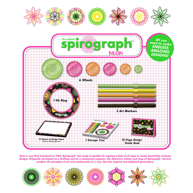 Load image into Gallery viewer, Boti Spirograaf Neon Kleurset