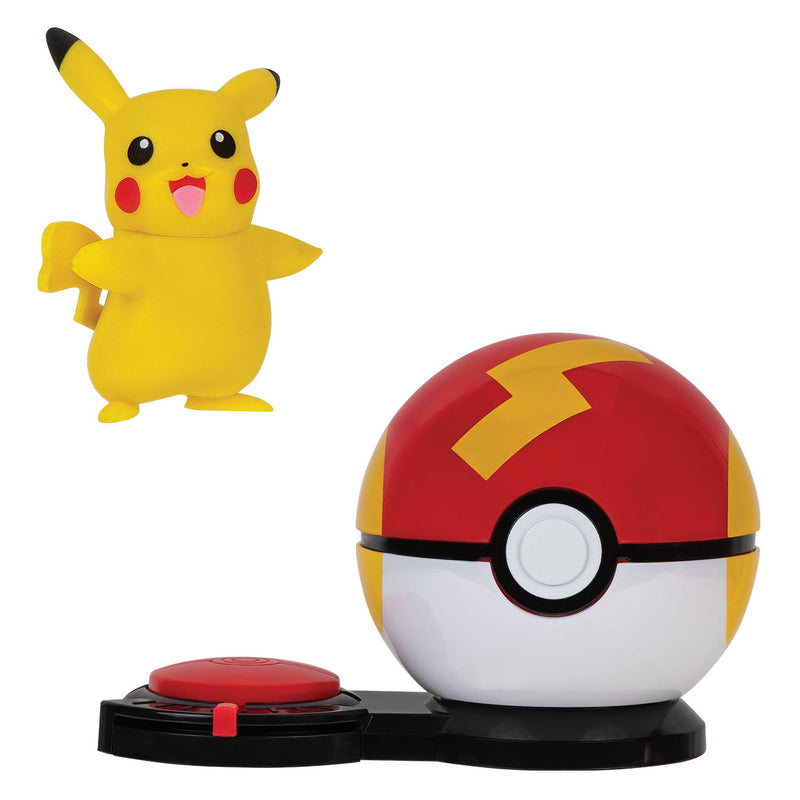 Load image into Gallery viewer, Boti Surprise Attack Game Speelset Pikachu Fast Ball Vs Treecko Heal Ball