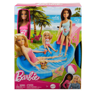 Load image into Gallery viewer, Barbie zwembad met pop