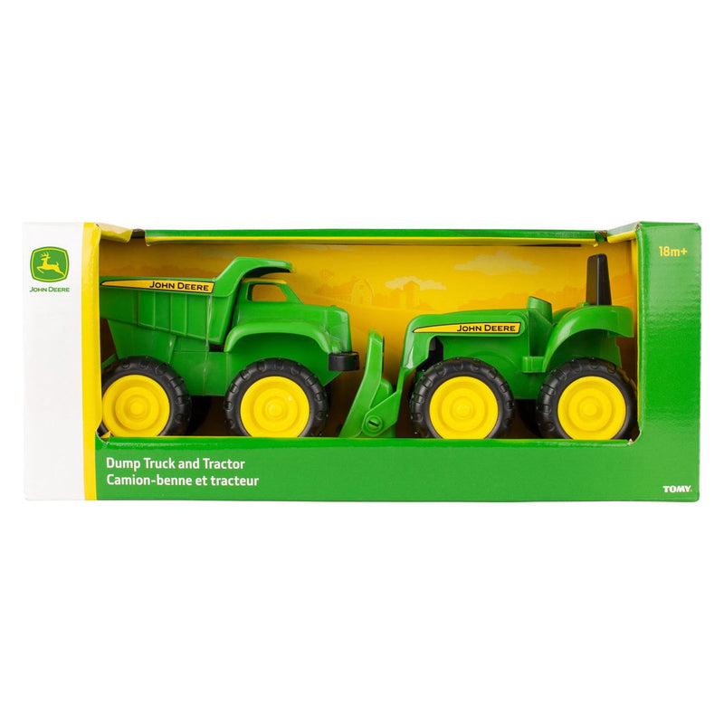 Load image into Gallery viewer, Spectron John Deere Kiepwagen en Tractor