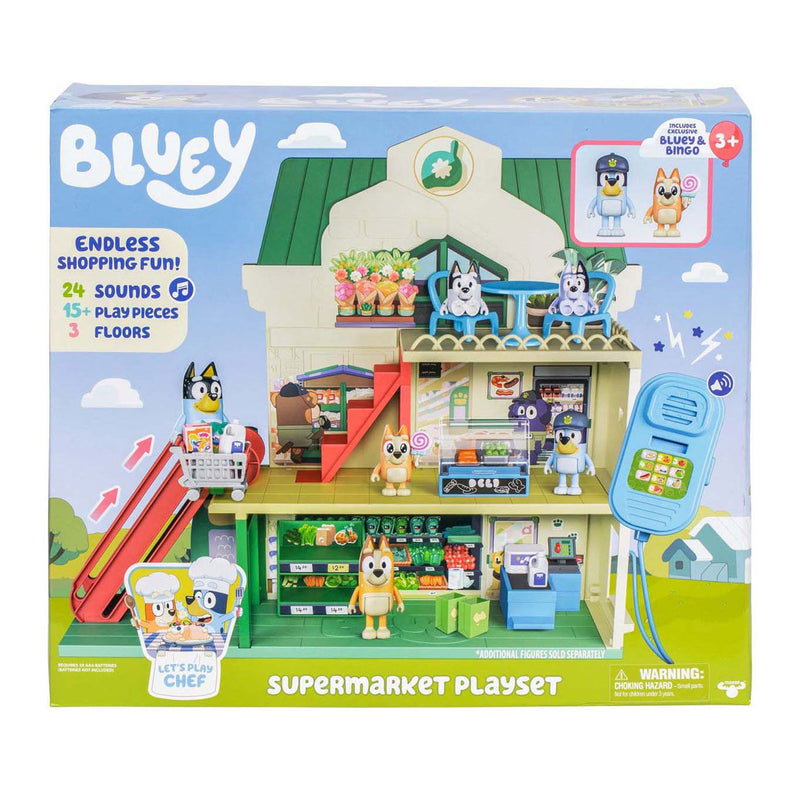 Load image into Gallery viewer, Moose toys bluey lets play chef - supermarkt speelset