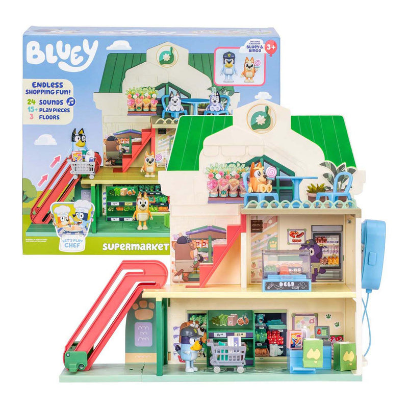 Load image into Gallery viewer, Moose toys bluey lets play chef - supermarkt speelset