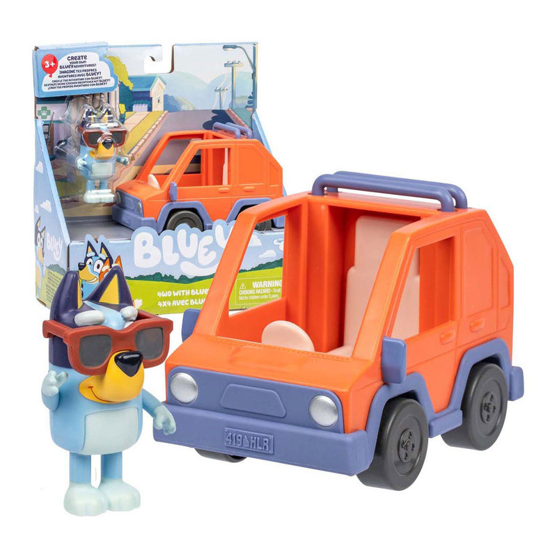 Load image into Gallery viewer, Spectron bluey auto 4x4 inclusief bluey figuur
