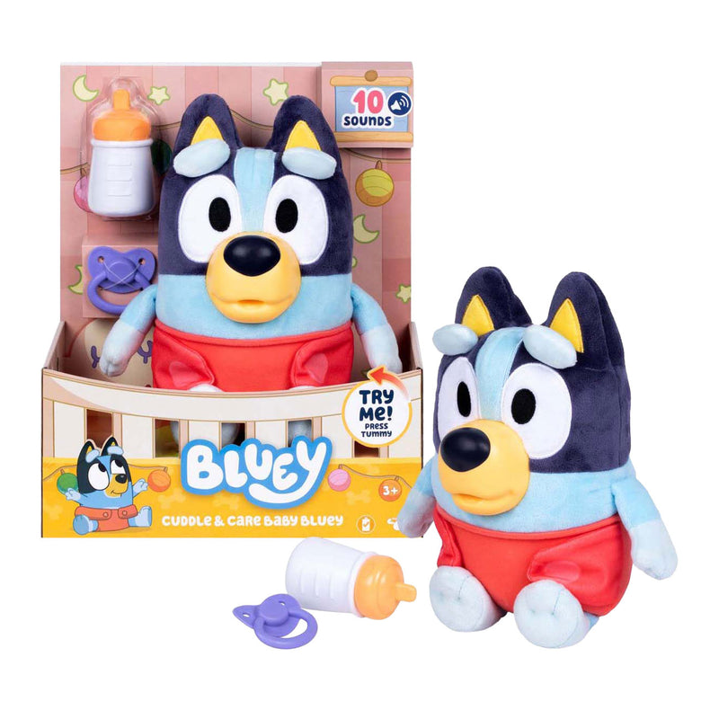 Load image into Gallery viewer, Spectron baby bluey cuddle and care interactief pluchen knuffel
