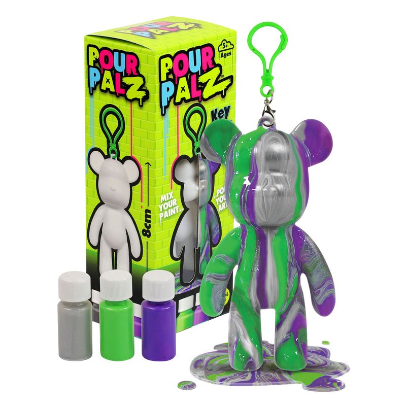 Load image into Gallery viewer, Gear2play pour palz mini paint bear sleutelhanger - gietverfset