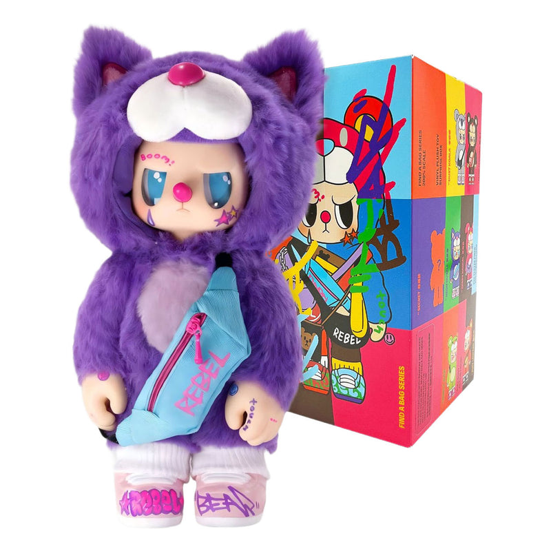 Load image into Gallery viewer, Kimmon rebel bear blind box pluche - 'find a bag' serie - verzamelfiguren