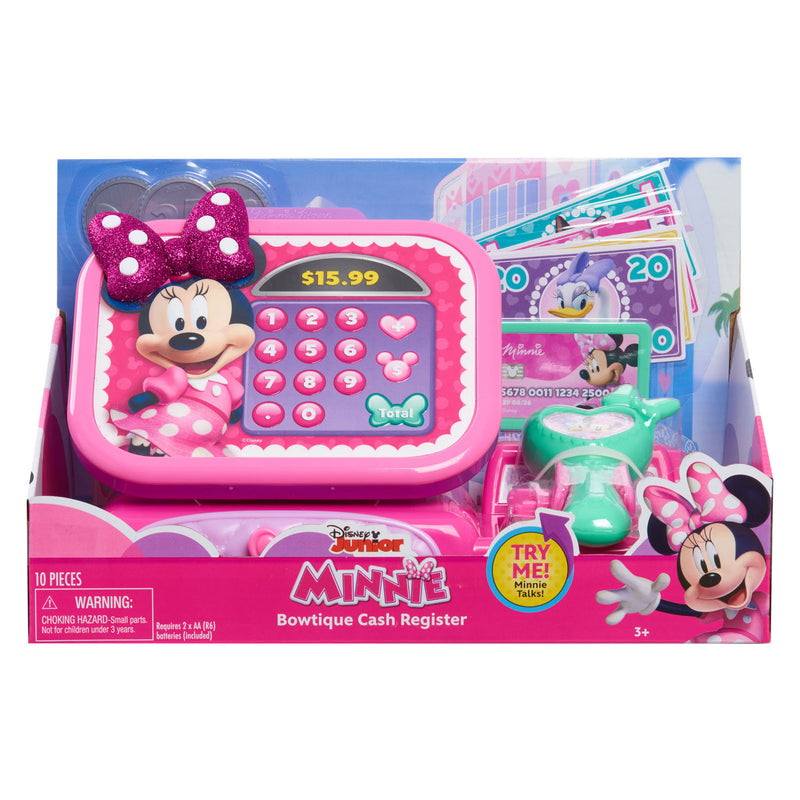 Load image into Gallery viewer, Spectron minnie bowtique speelgoedkassa met geluid - 10dlg.
