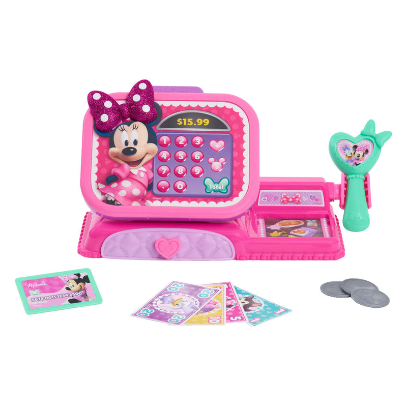 Load image into Gallery viewer, Spectron minnie bowtique speelgoedkassa met geluid - 10dlg.