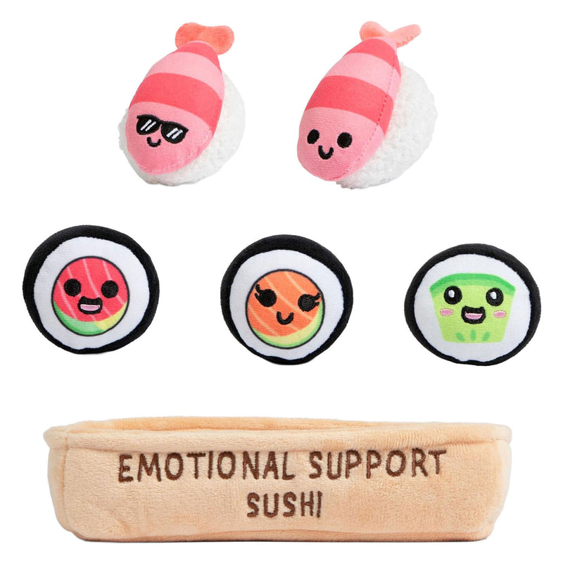 Load image into Gallery viewer, Just play emotional support sushi knuffels - kawaii pluche set