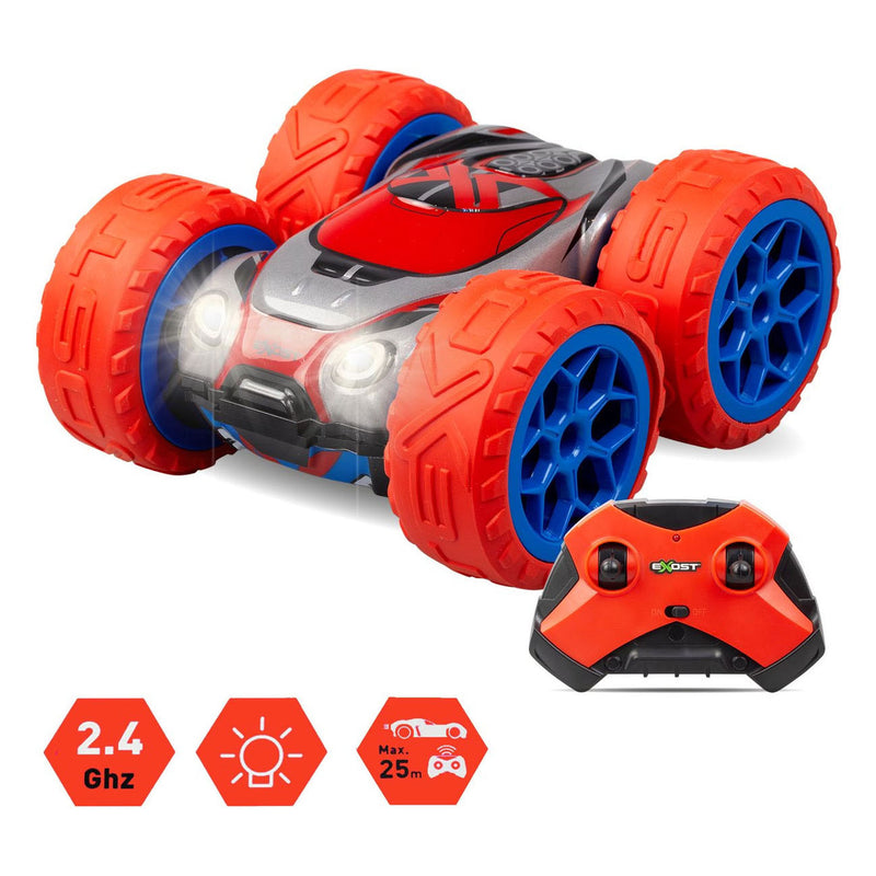 Load image into Gallery viewer, Exost rc 360 cross mx rood - rc auto - bestuurbare auto - lichtgevende koplampen