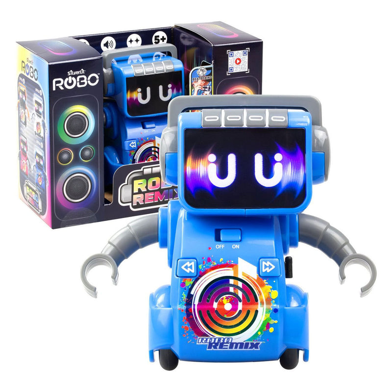 Load image into Gallery viewer, Silverlit robo remix blauw dansrobot - met licht en geluid