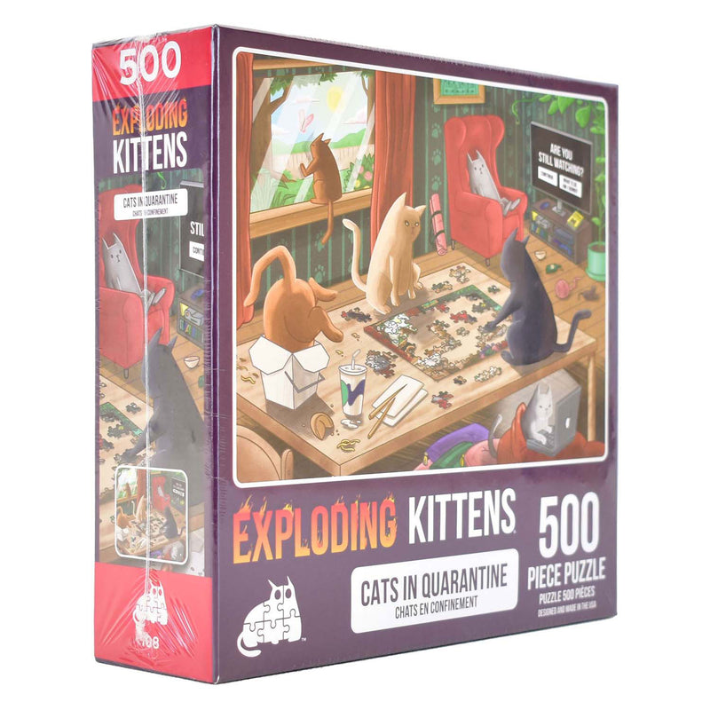 Load image into Gallery viewer, Asmodee exploding kittens puzzel, 500st.
