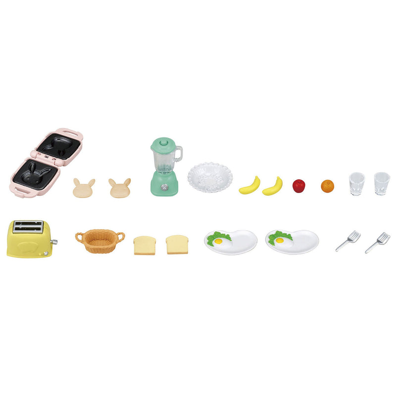 Load image into Gallery viewer, Sylvanian families 5444 ontbijtset-poppenhuisinrichting