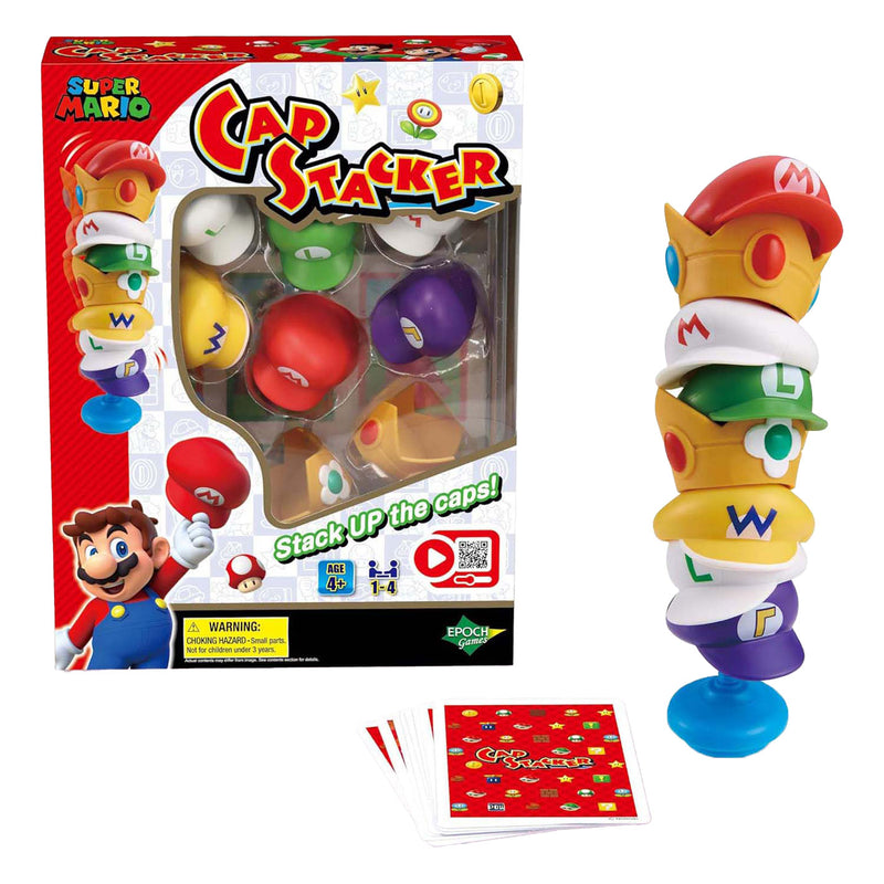 Load image into Gallery viewer, Epoch the super mario cap stacker balansspel