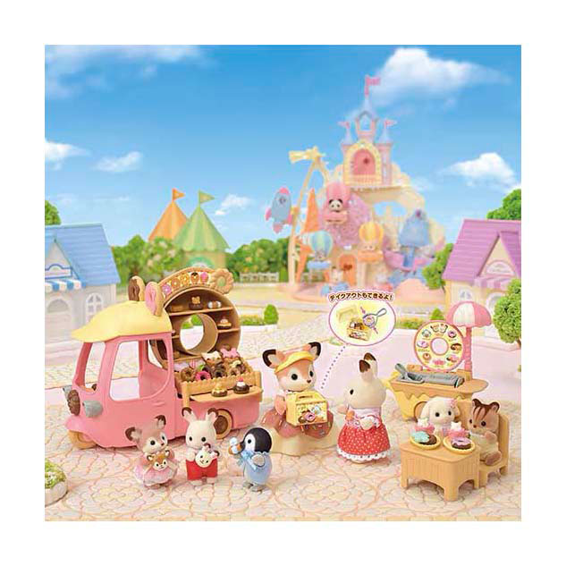 Load image into Gallery viewer, Sylvanian families 5808 dip dip donut wagen
