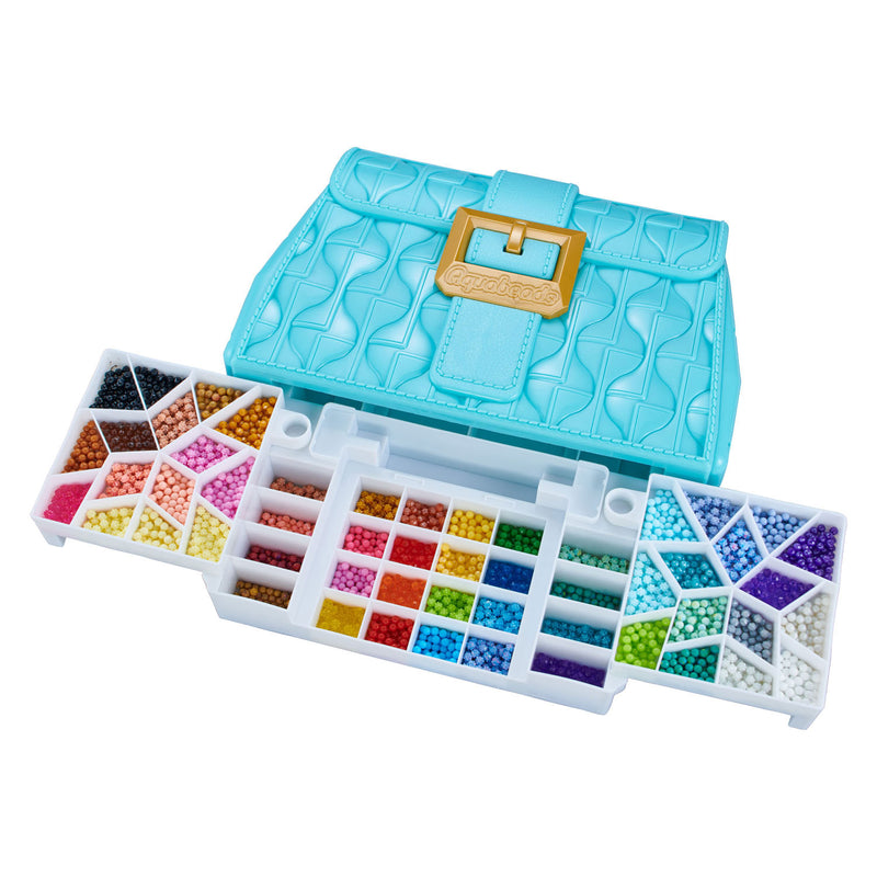 Load image into Gallery viewer, Aquabeads ontwerp studio ( tas)- complete knutselset 1400 parels in 48 kleuren-inclusief handige meeneemtas en sorteerbak