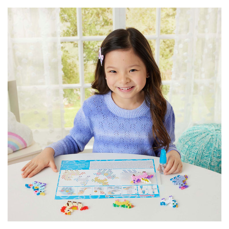 Load image into Gallery viewer, Aquabeads unicorn friends craft kit- complete set met 500 parels in 27 kleuren