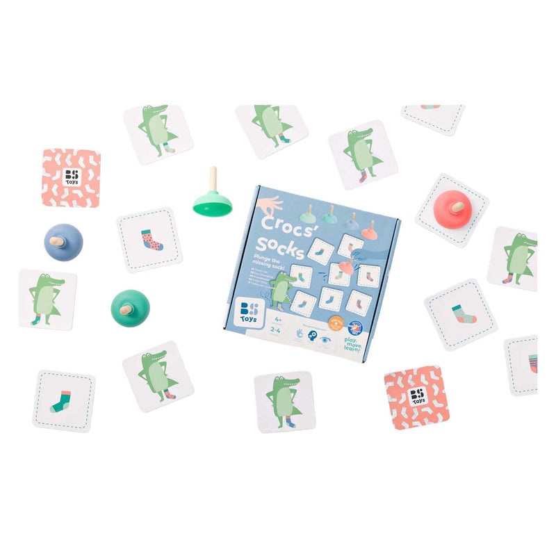 Load image into Gallery viewer, Bs toys kroko's sok memo - kinderspel