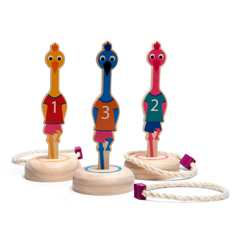 Load image into Gallery viewer, Bs toys ringwerpen vogels hout - werpspel