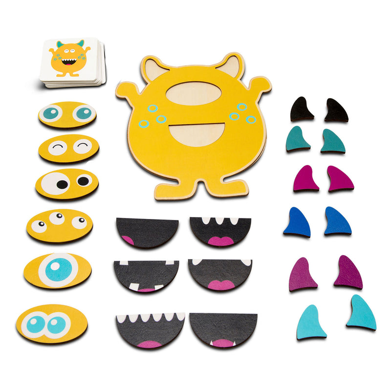 Load image into Gallery viewer, BS Toys Monster Tweelingen Hout Kinderspel