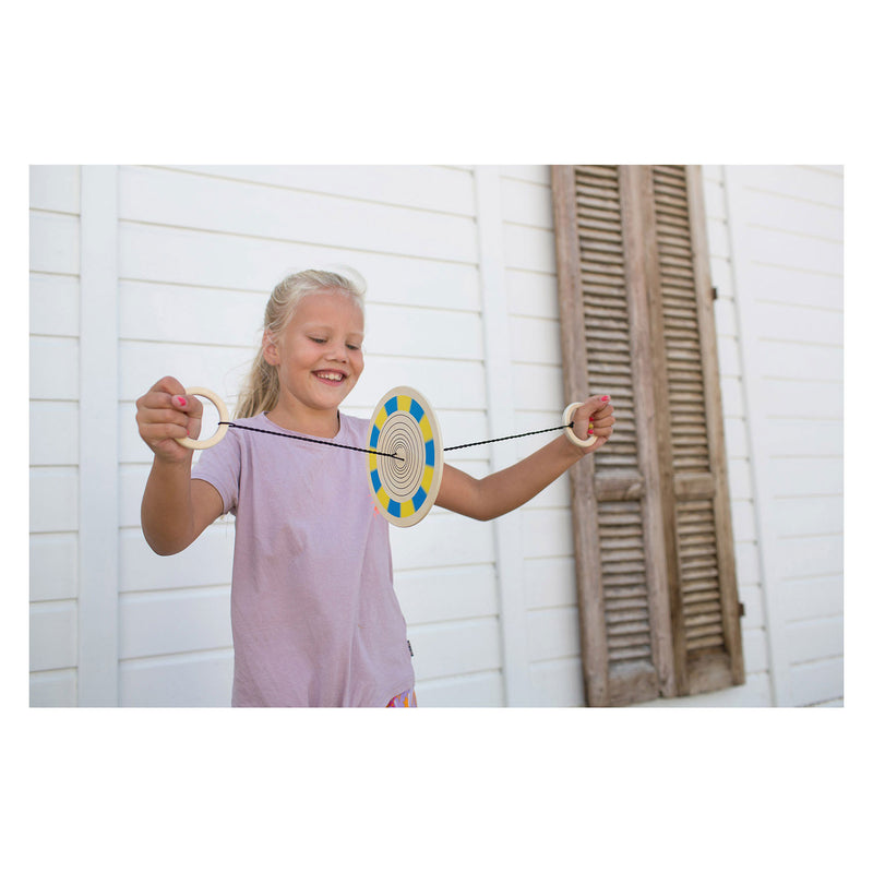 Load image into Gallery viewer, Bs toys kleurenspinner hout trekspel