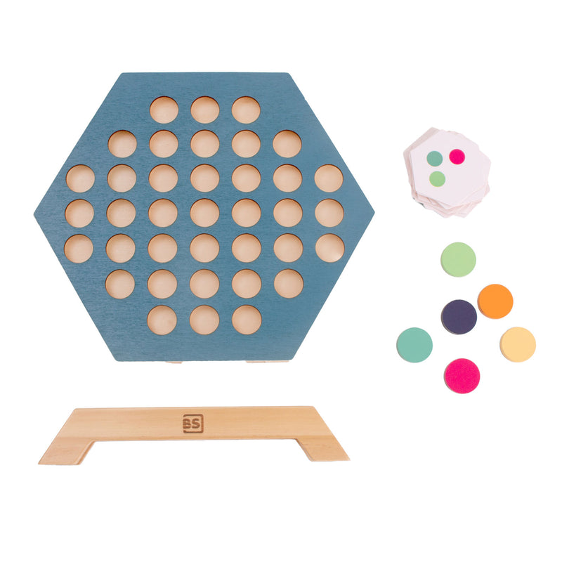 Load image into Gallery viewer, Bs toys bordspel 3 bij elkaar - educatief speelgoed - vanaf 6 jaar - 2 tot 4 spelers - cadeau kind