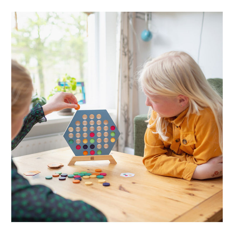 Load image into Gallery viewer, Bs toys bordspel 3 bij elkaar - educatief speelgoed - vanaf 6 jaar - 2 tot 4 spelers - cadeau kind