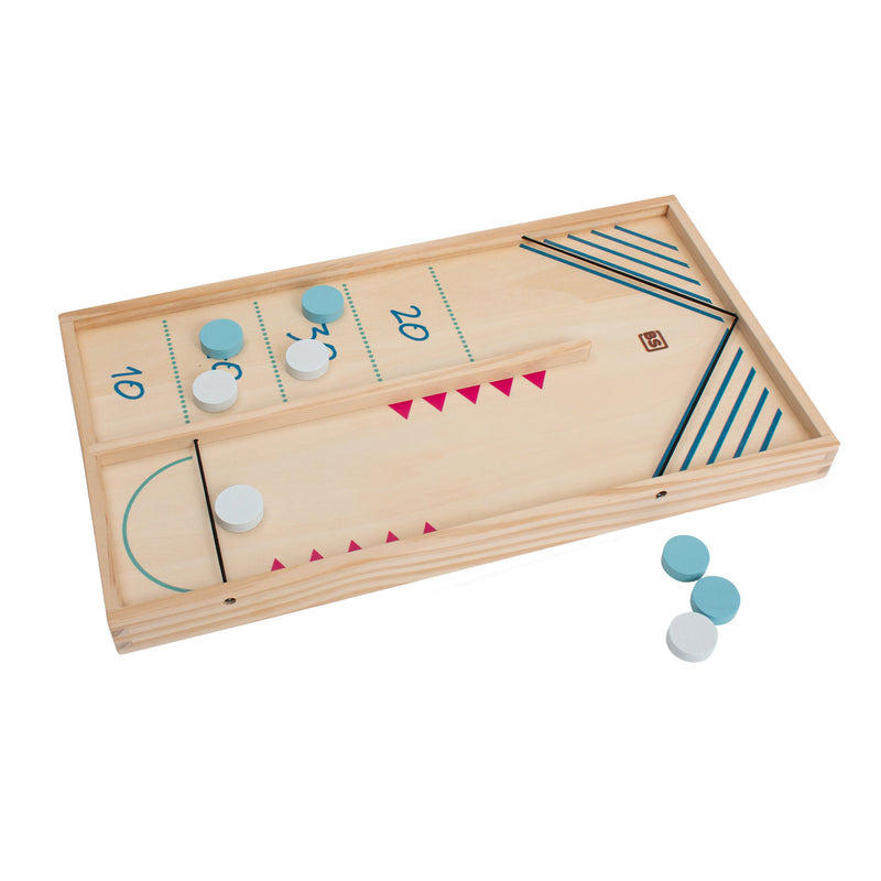 Load image into Gallery viewer, Bs toys slingpuck en tafelhockey actiespel - 2-in-1 bordspel - kinder speelgoed - vanaf 6 jaar - 2 spelers
