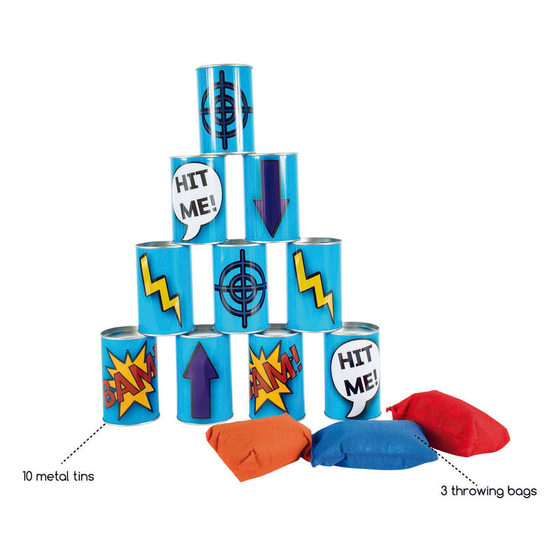 Load image into Gallery viewer, Bs toys blikwerpen blauw, 13dlg.