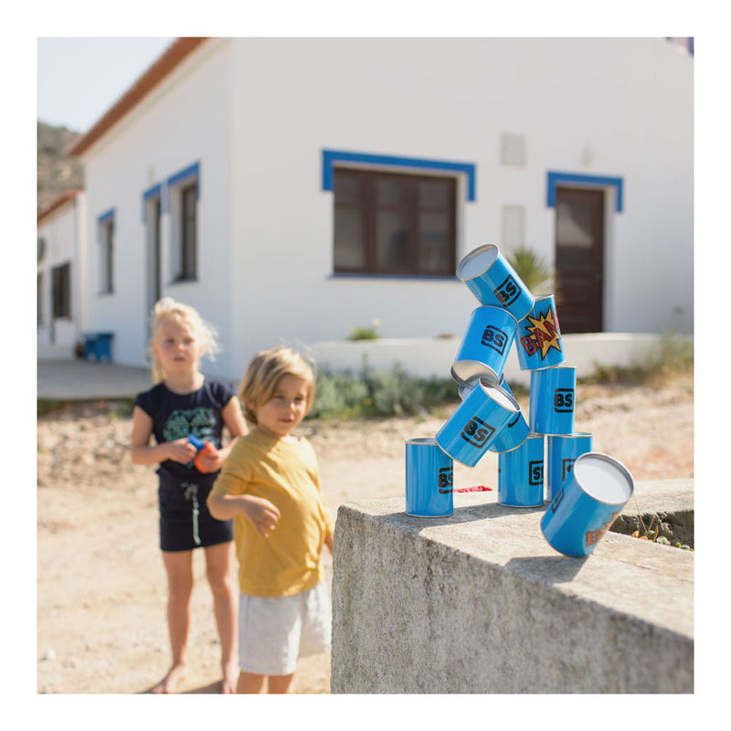 Load image into Gallery viewer, Bs toys blikwerpen blauw, 13dlg.