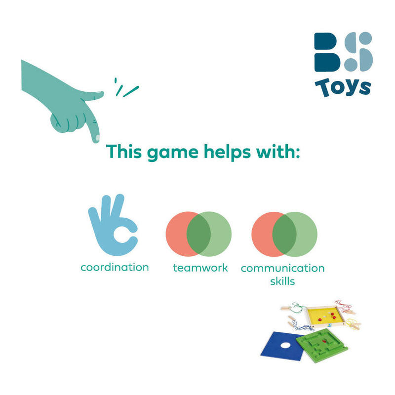 Load image into Gallery viewer, Bs toys houten balansspel ballen